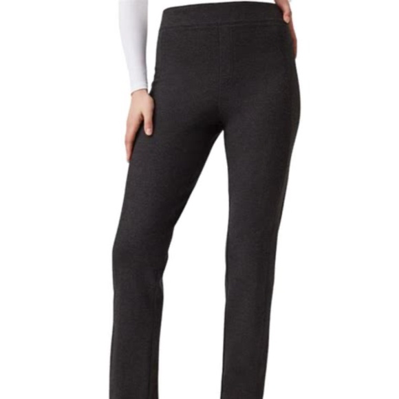 Spanx Slim Straight Ponte pants (dark charcoal) - Picture 1 of 5